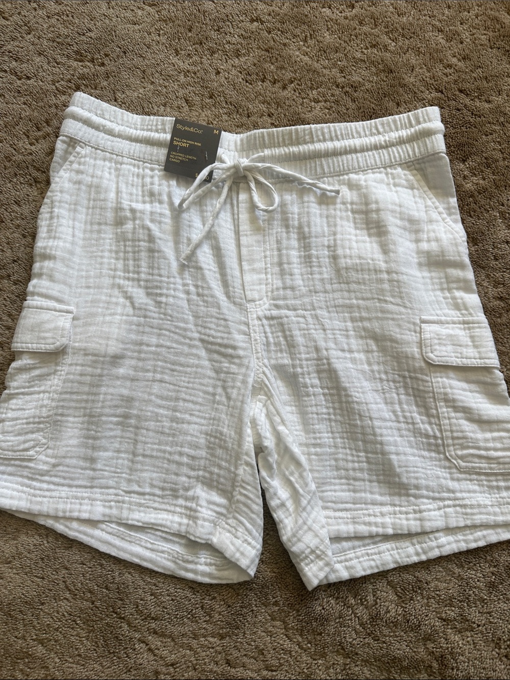 Womens Shorts - Drawstring Waist